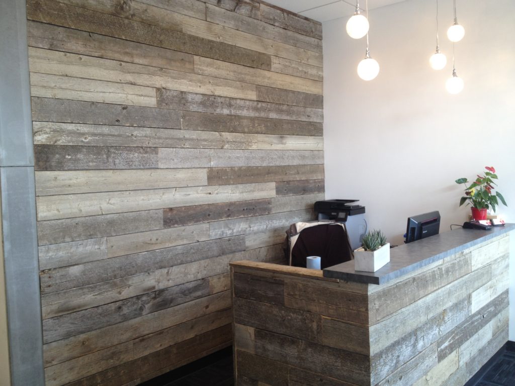 office and desk paneling - side view