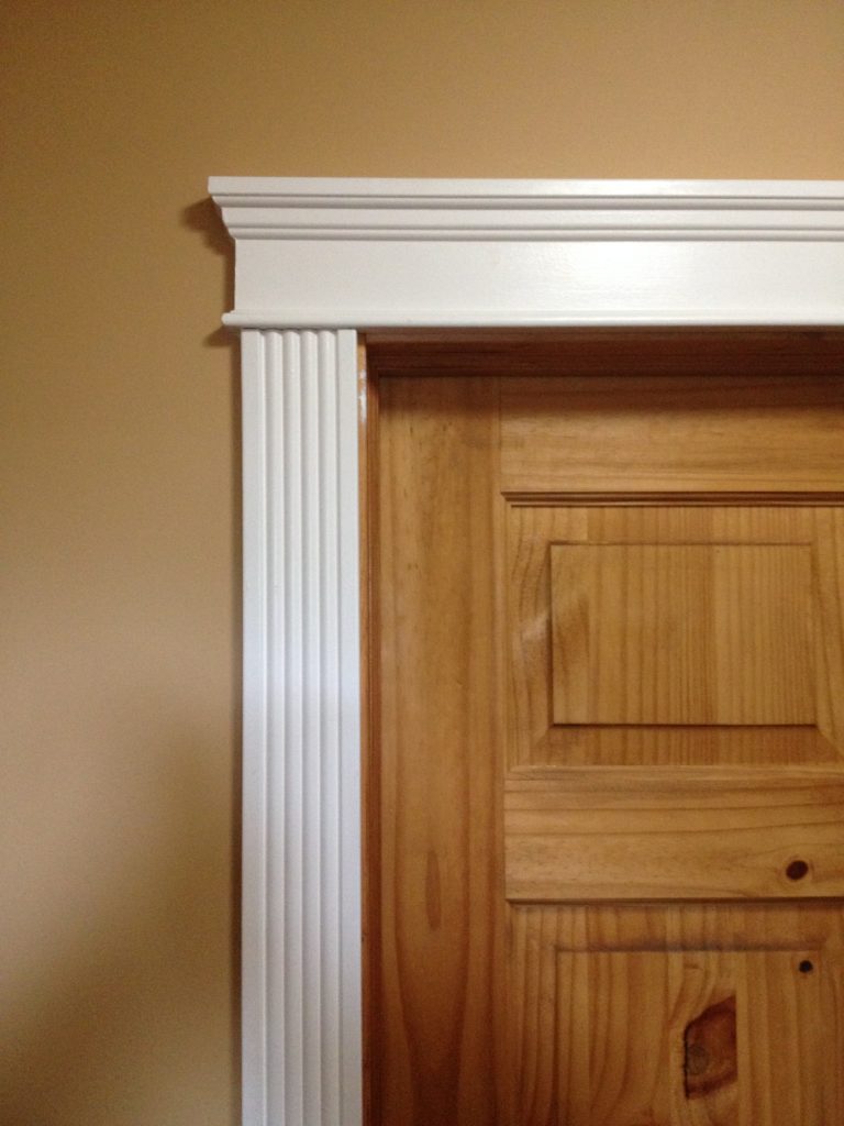 doorframe trim replacement after